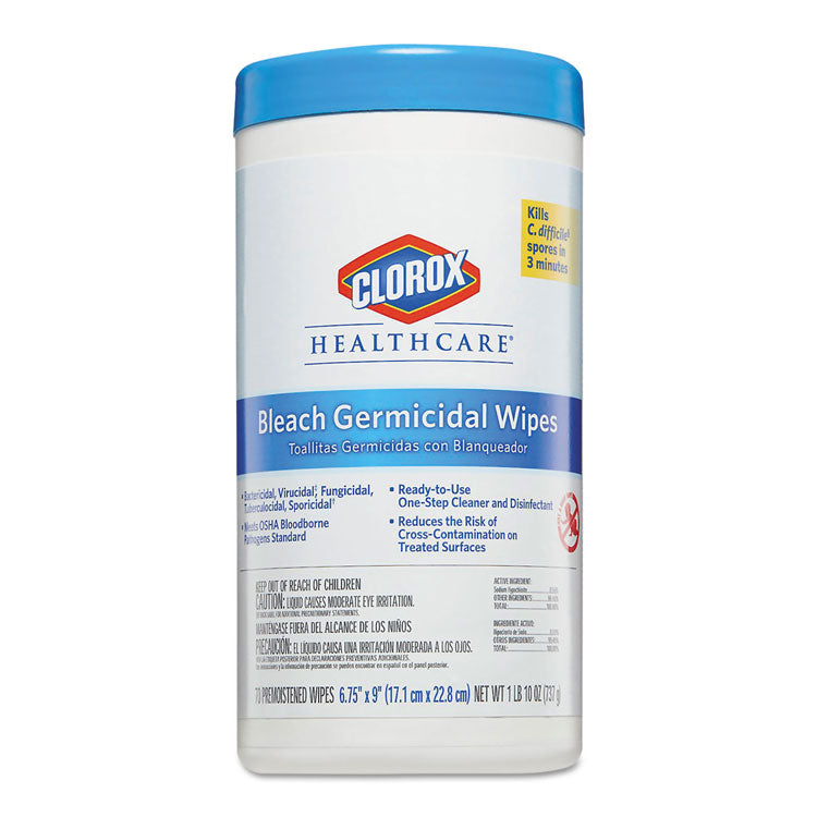 Clorox Bleach Germicidal Wipes (70-ct)