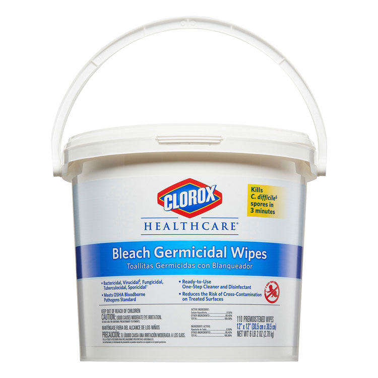 Clorox Bleach Germicidal Wipes Tub (110-ct)