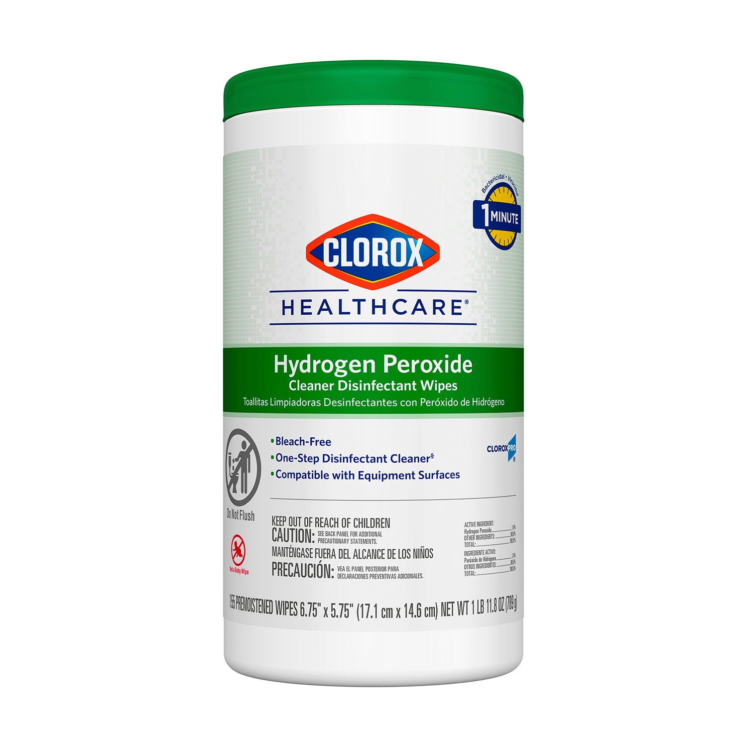 16868 Clorox with Hydrogen Peroxide Cleaner Disinfectant Wipes (155-ct)