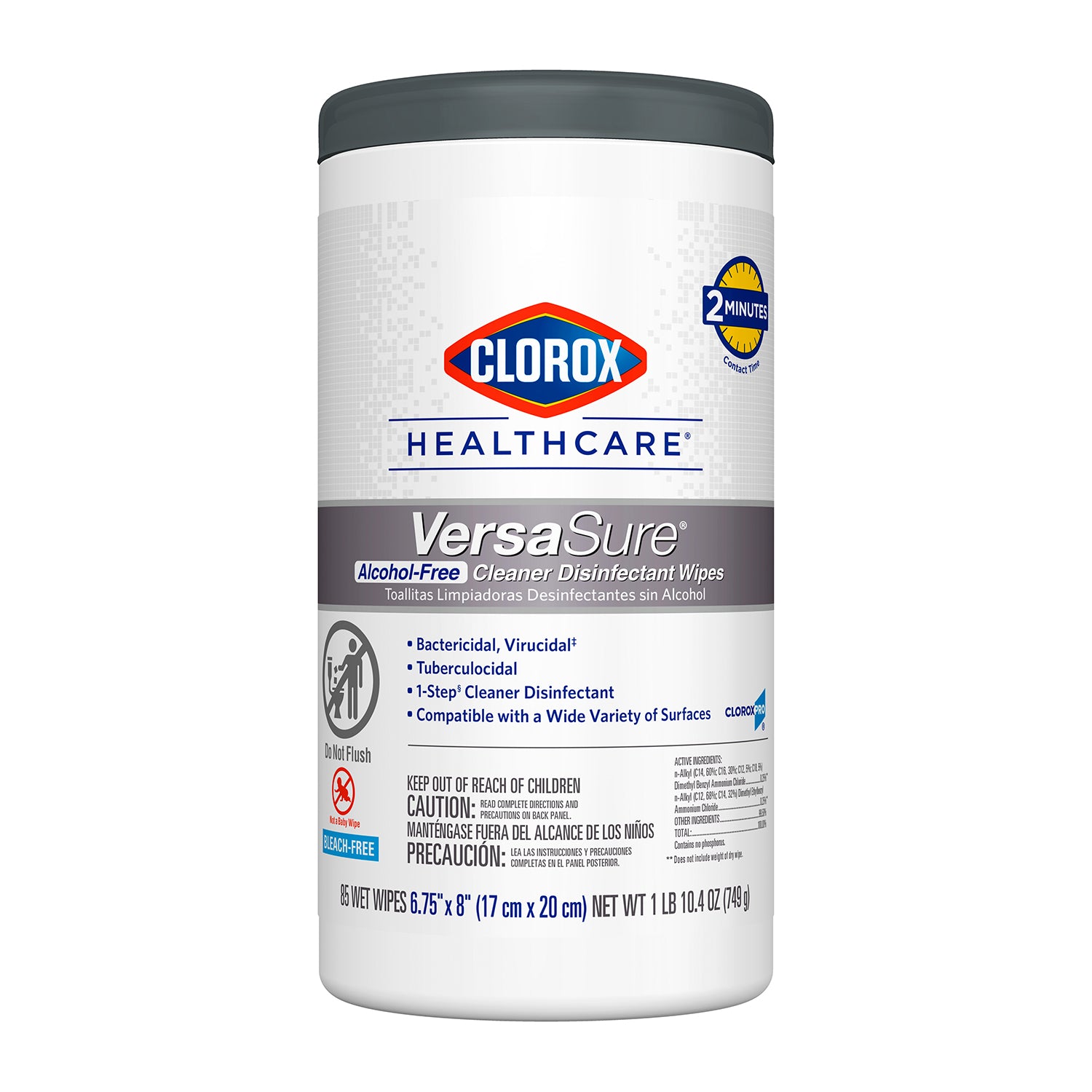 16875 Clorox Healthcare VersaSure Cleaner Disinfectant Wipes (150-ct)