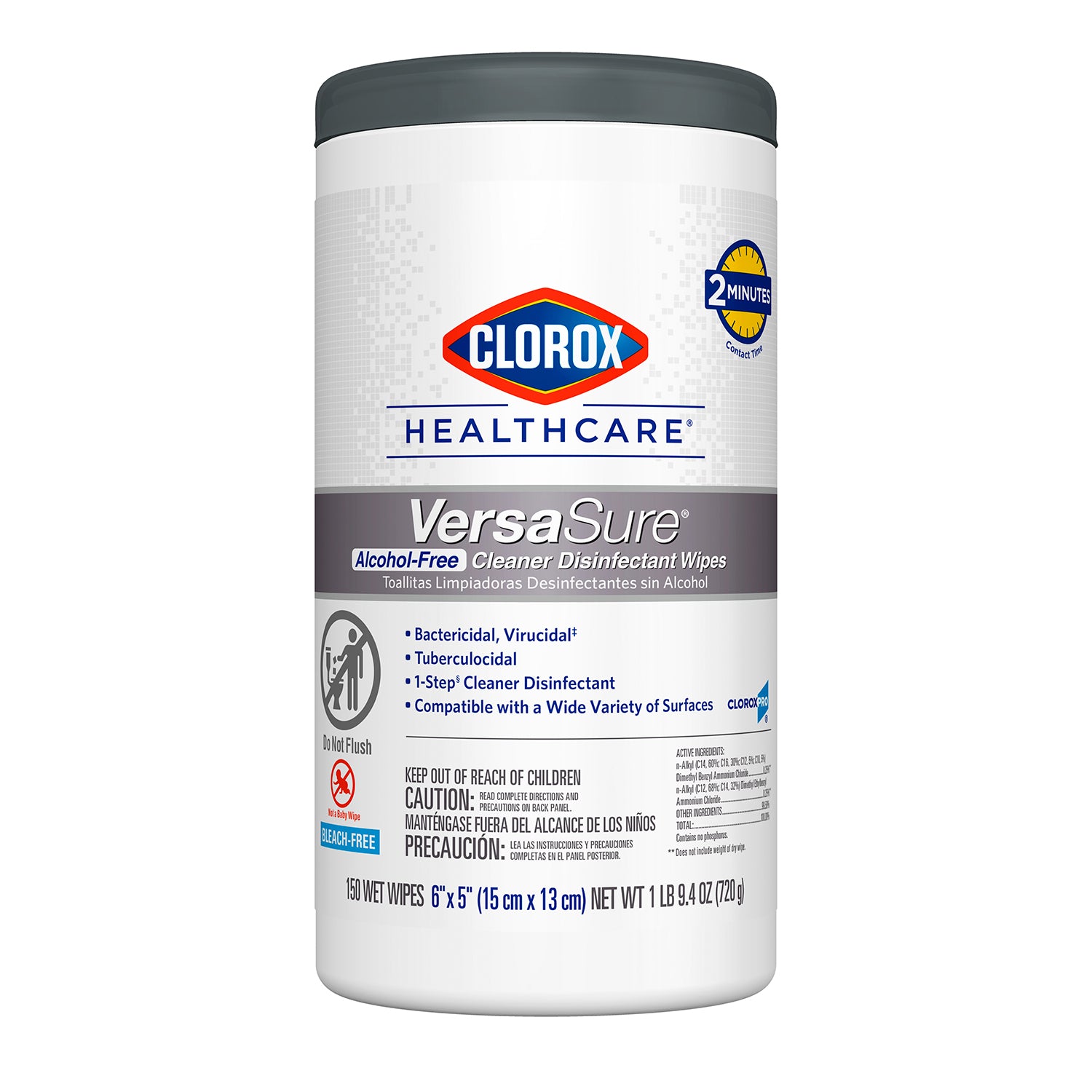 16876 Clorox Healthcare VersaSure Cleaner Disinfectant Wipes (150-ct)