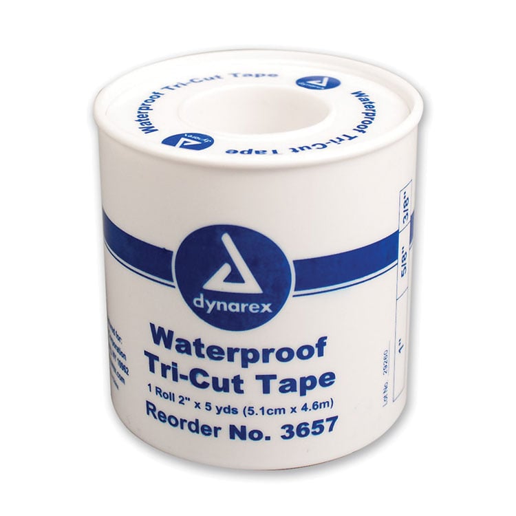 Waterproof Tri-Cut Adhesive Tape - 2" x 5 yds