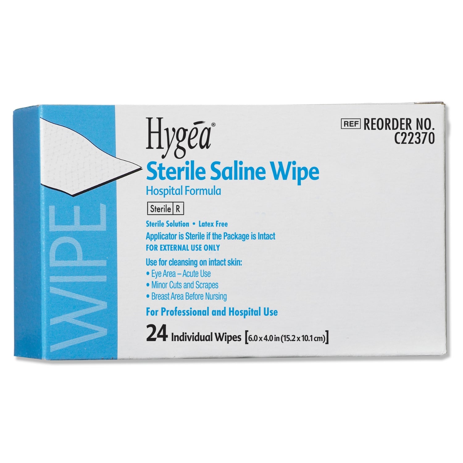 Hygea Sterile Saline Wipes (24-ct)