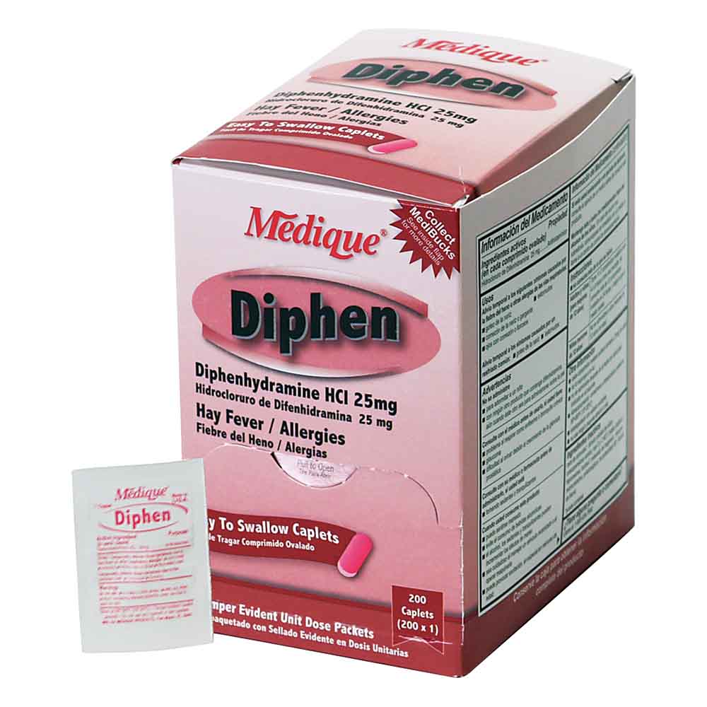 Diphen Caplets (200-ct Unit Dose)