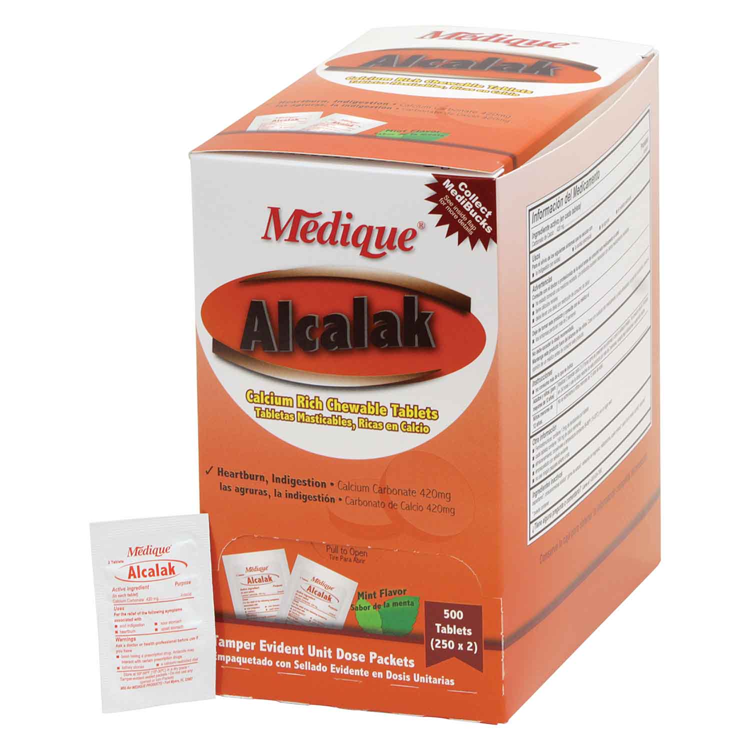 Alcalak Chewable Tablets (500-ct Unit Dose)
