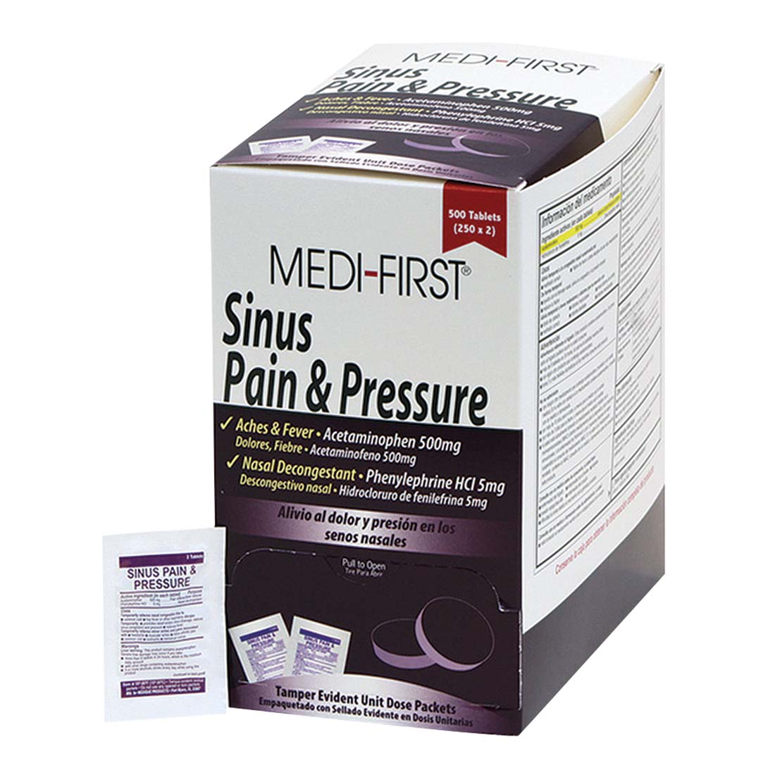 Sinus Pain & Pressure Tablets (500-ct Unit Dose)