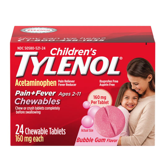 Children's Tylenol Chewable Tablets - 160 mg (24-ct)