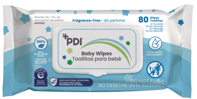 PDI Unscented Baby Wipes (80-ct)