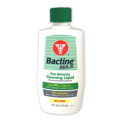 Bactine MAX Pain Relieving Cleansing Spray & Liquid