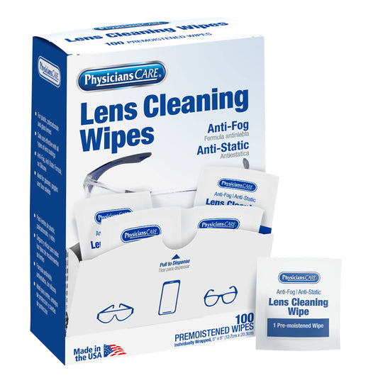 Safetec Lens Cleaner Wipes (100-ct)