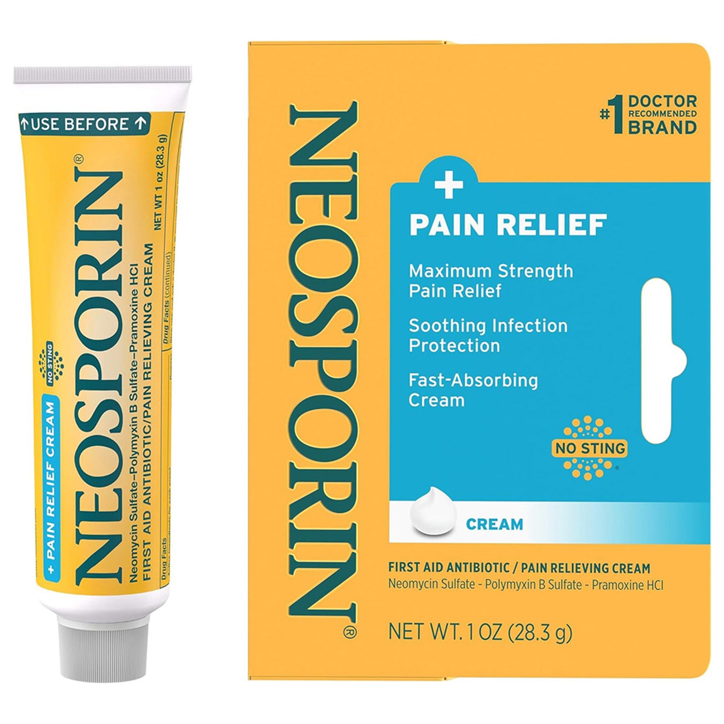 Neosporin + Pain Relief Cream (1/2 oz tube)