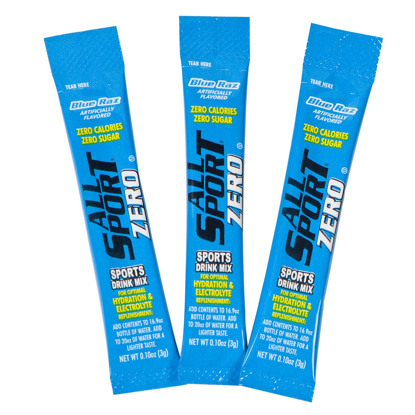 All Sport Zero Stick Sugar-Free Electrolyte Powder (50-ct) - Blue Raz Ice