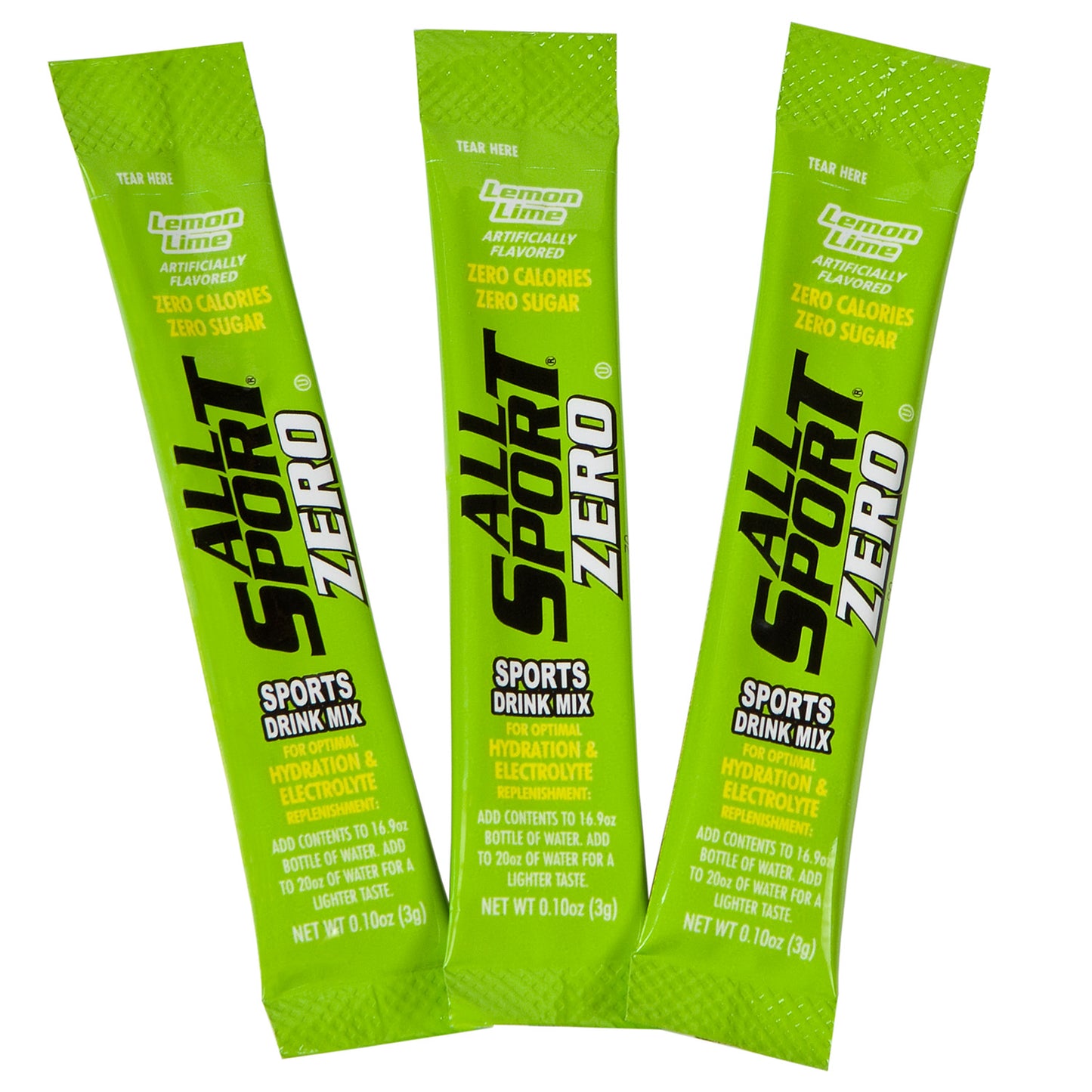 All Sport Zero Stick Sugar-Free Electrolyte Powder (50-ct) - Lemon Lime