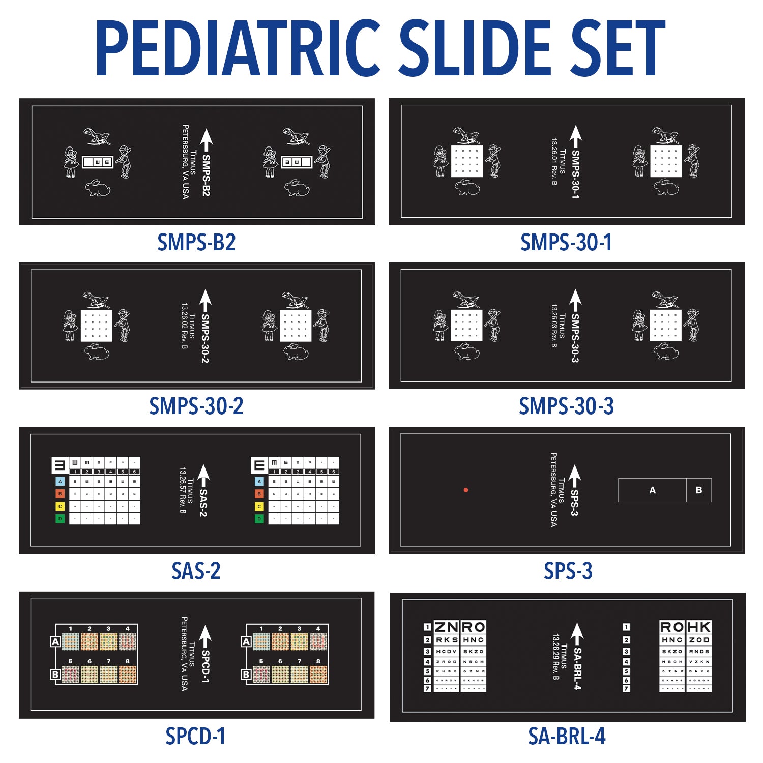 19118 Titmus V2 Vision Screener (Manual) - Pediatric (Slide Set)