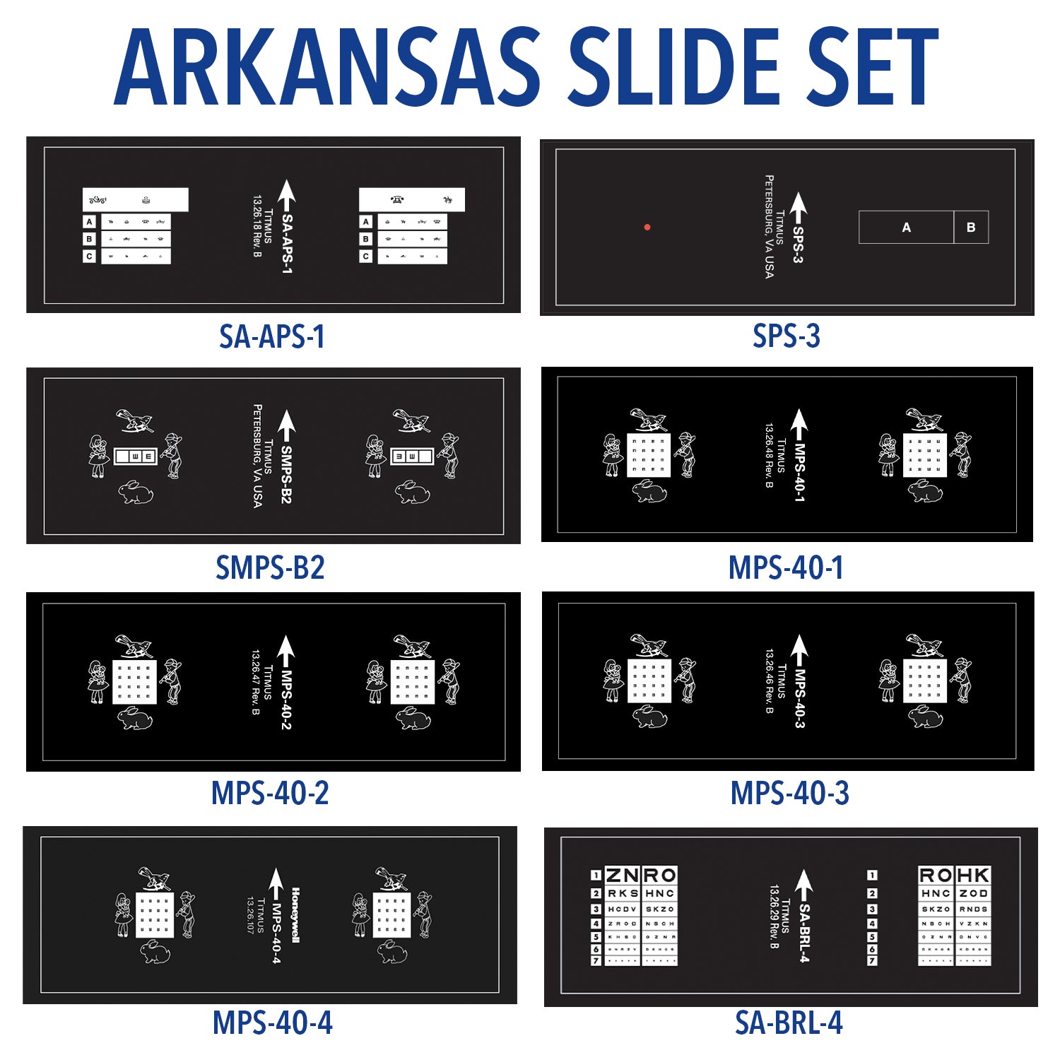 19137 Titmus V2 Vision Screener (Manual) - Arkansas