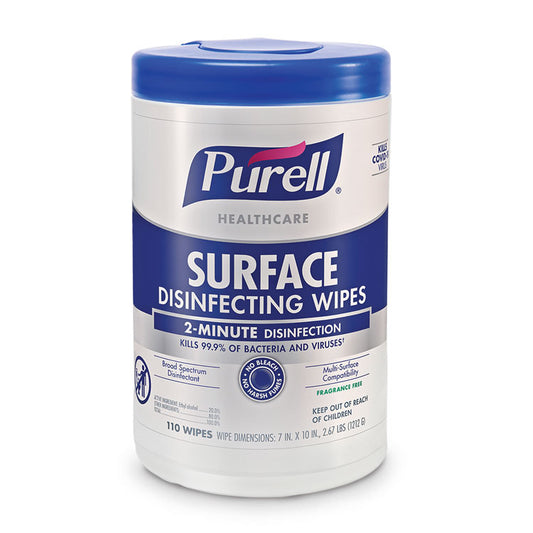 PURELL Healthcare Surface Disinfecting Wipes (110-ct)