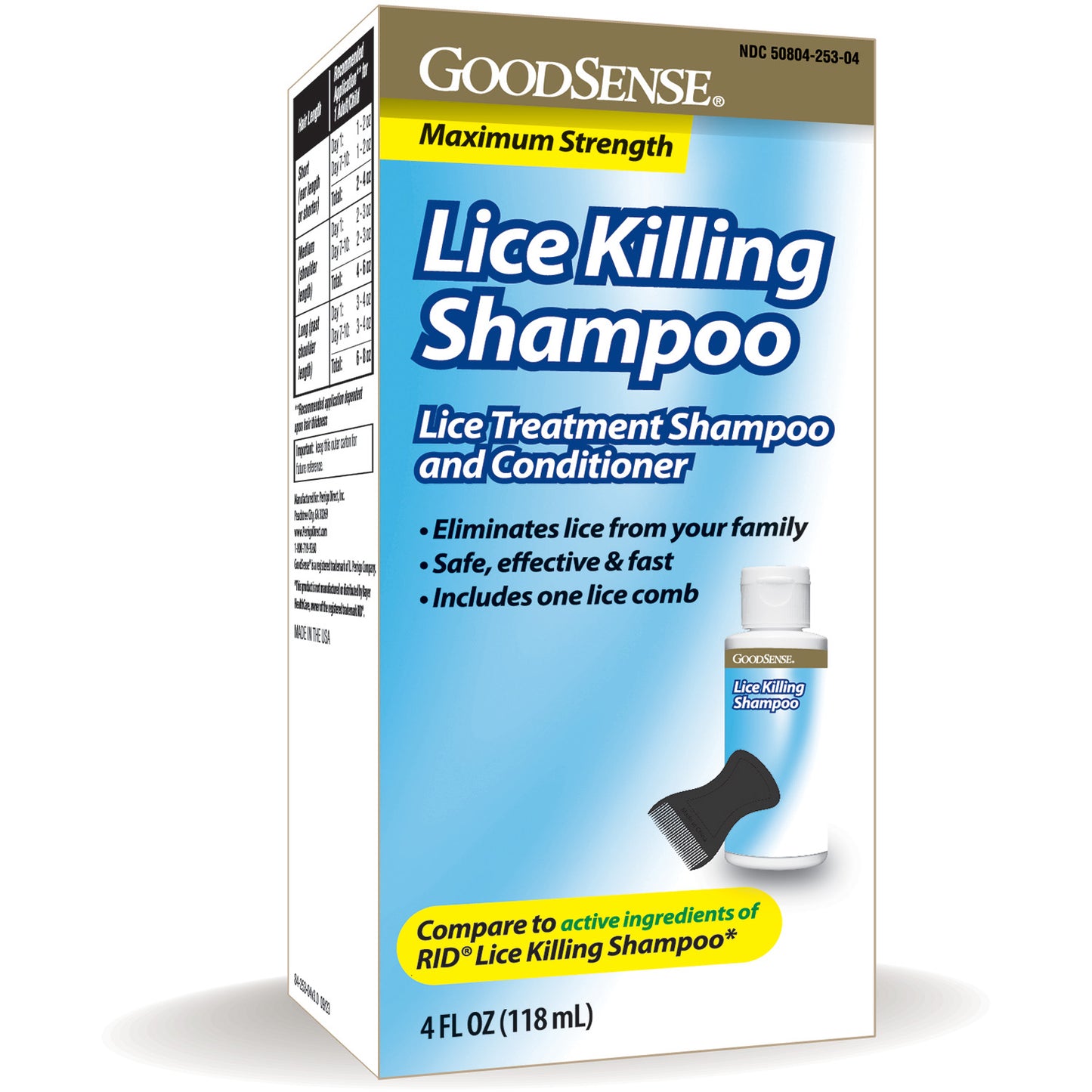 Lice Killing Shampoo (4 oz) **CASE of 12**