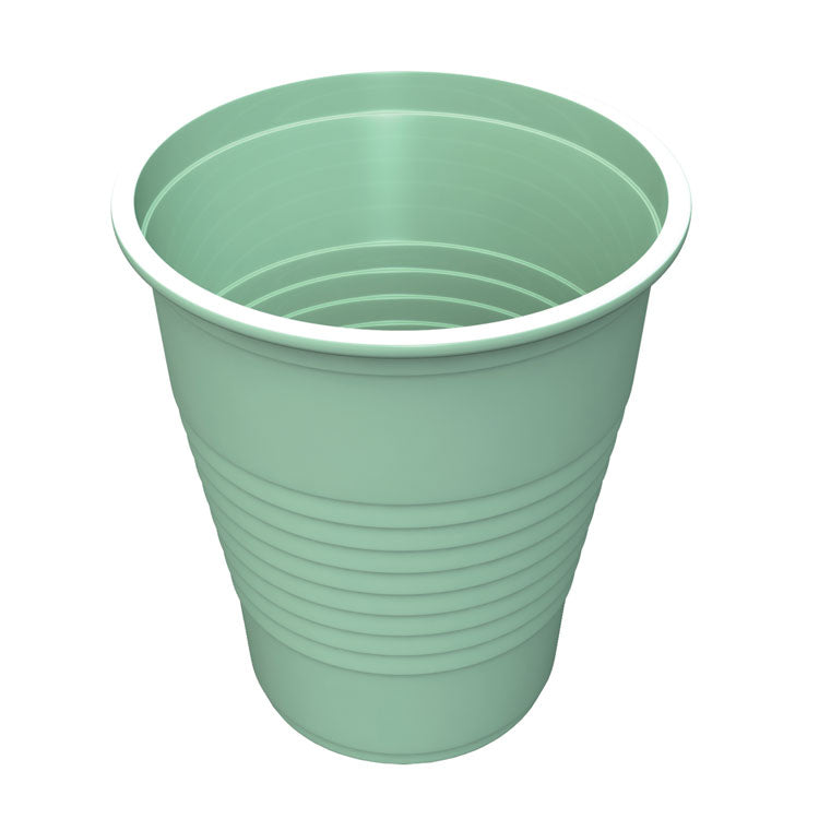 5 oz Flat Bottom Plastic Cups - Multi-Colored Options