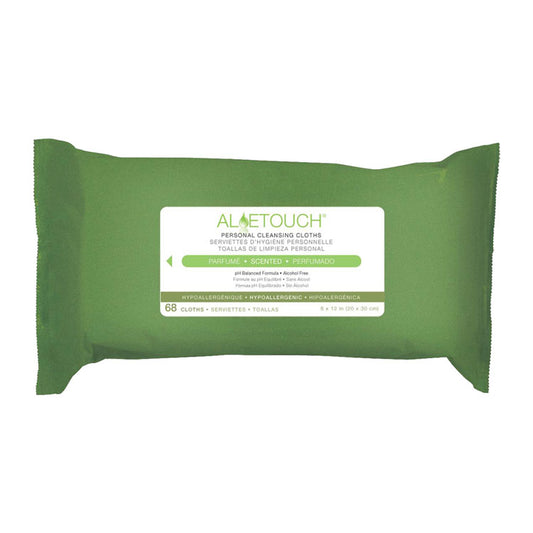 AloeTouch Personal Cleansing Wipes - Scented (68-ct)