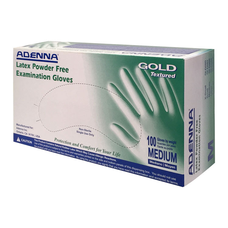 Powder-Free Latex Gloves - Large (100-ct) **CASE of 10**