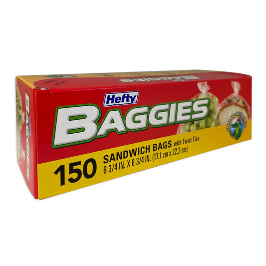 Baggies with Twist Ties (150-ct)