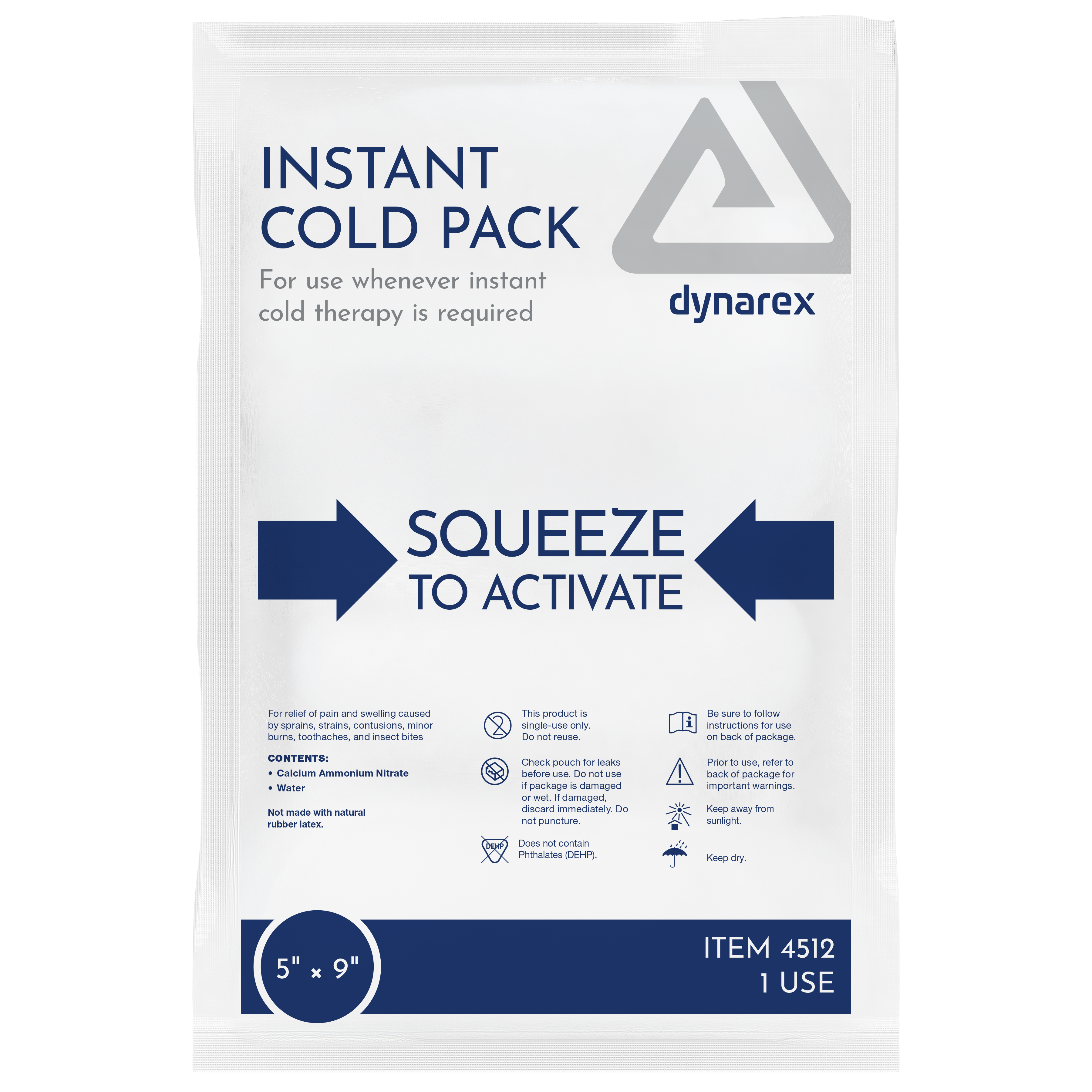 Instant Cold Packs - 5" x 9" Large (24-ct)