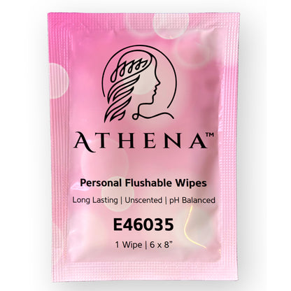 Athena Feminine Hygiene Personal Flushable Wipes, Unscented (16-ct)