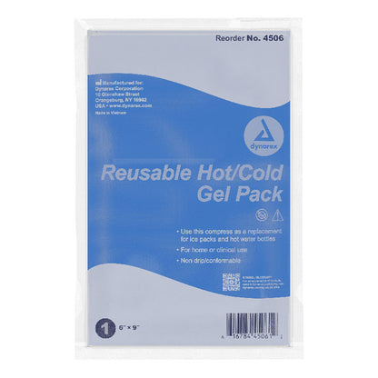 Dynarex Reusable Hot and Cold Gel Packs - 6" x 9" (24-ct)