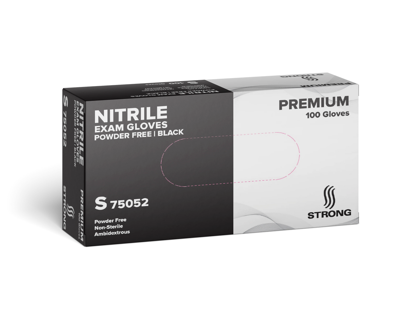 Black Nitrile Powder-Free Exam Gloves