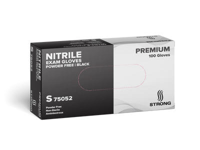 Black Nitrile Powder-Free Exam Gloves