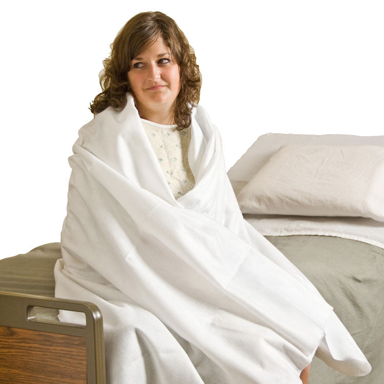 Comfort1 Disposable Blankets - White (10-ct)