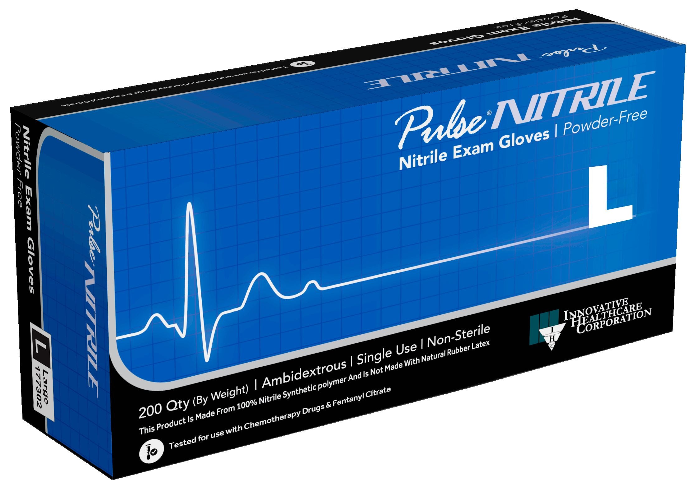 Pulse Nitrile Powder-Free Exam Gloves