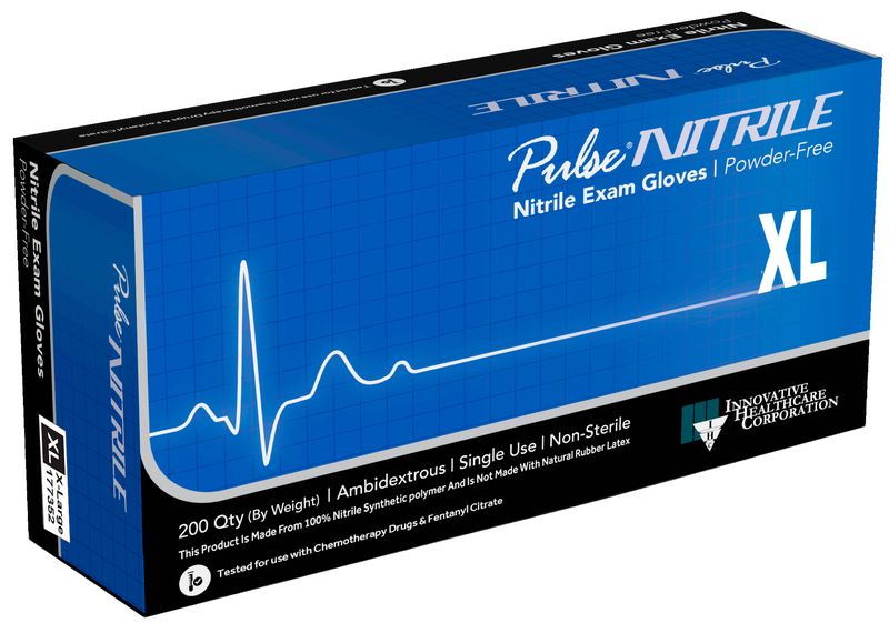 Pulse Nitrile Powder-Free Exam Gloves