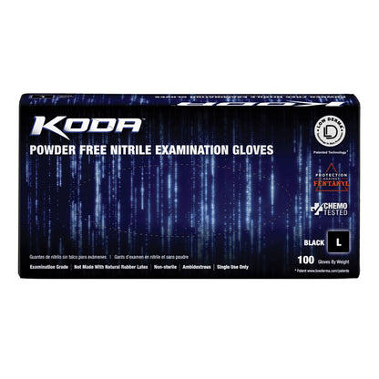 KODA Powder-Free Nitrile Exam Gloves - Large (100-ct)