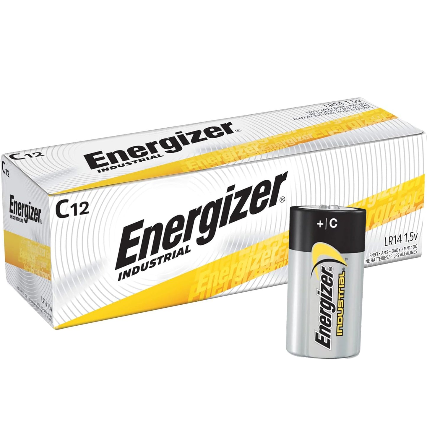 C Alkaline Batteries (12-ct)