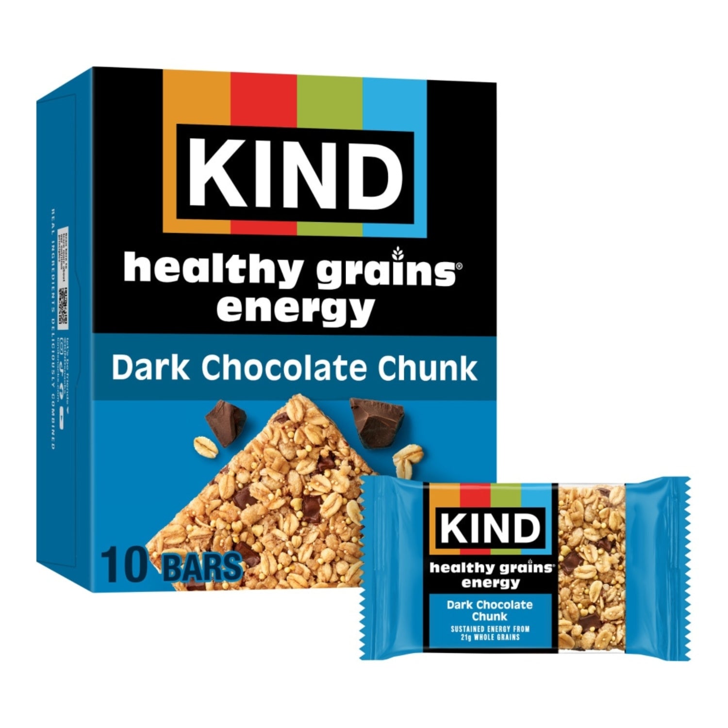 KIND Healthy Grains Dark Chocolate Chunk Granola Bars (10-ct)