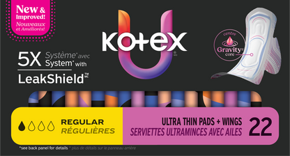 U Kotex Core Ultra Thin Pads