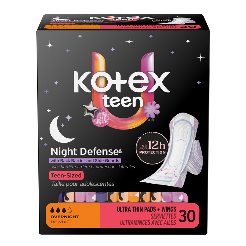 U Kotex Core Teen Ultra Thin Pads + Wings
