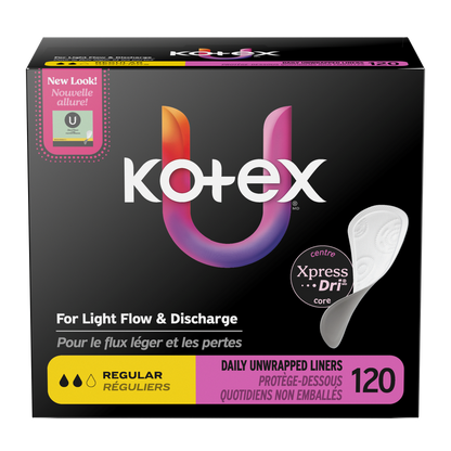 U Kotex Core Daily Liners