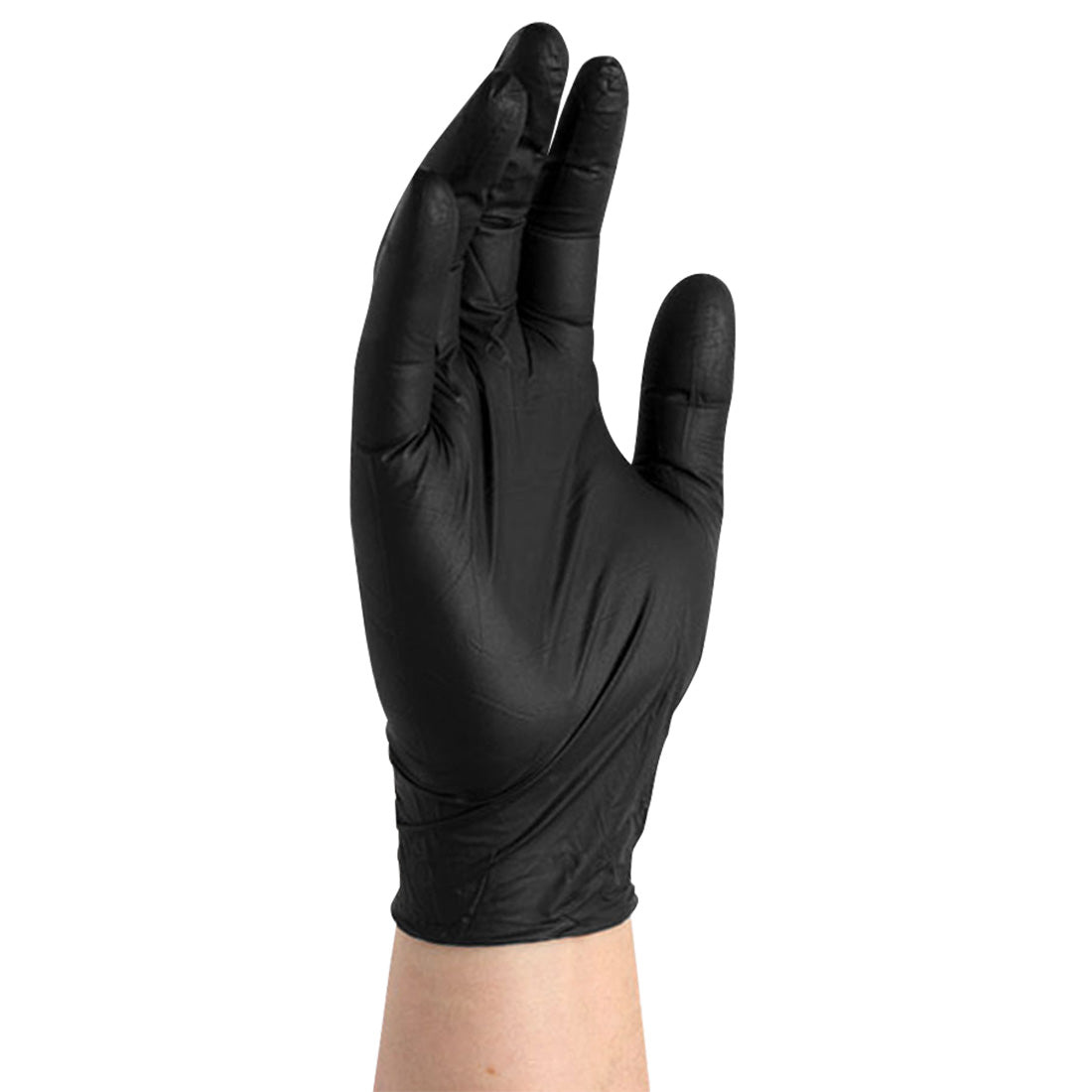 Gloveworks Black Nitrile Powder-Free Exam Gloves - Large (100-ct)