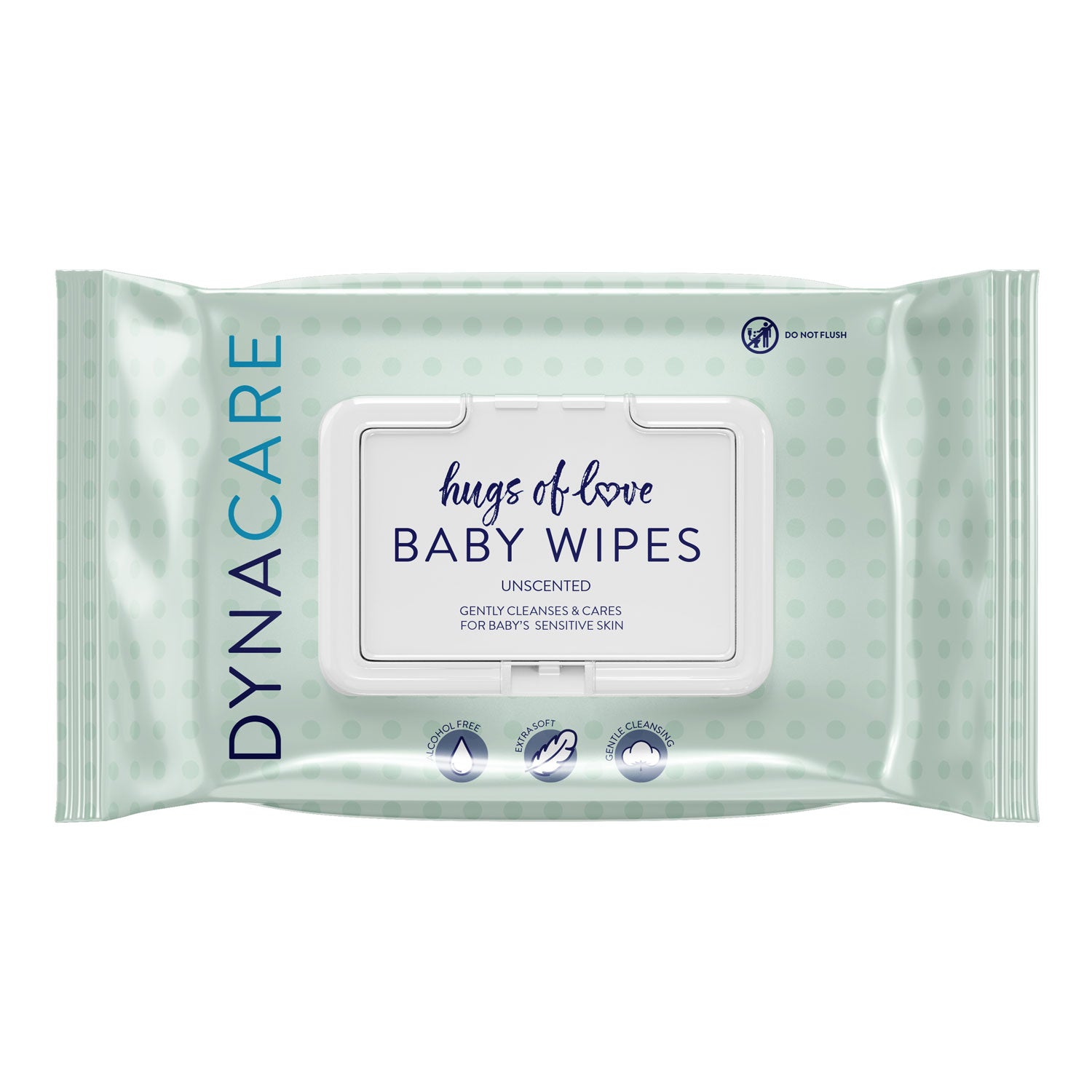 Dynacare Unscented Baby Wipes with Aloe (80-ct)