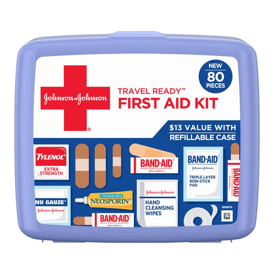 Johnson & Johnson Travel Ready First Aid Kit