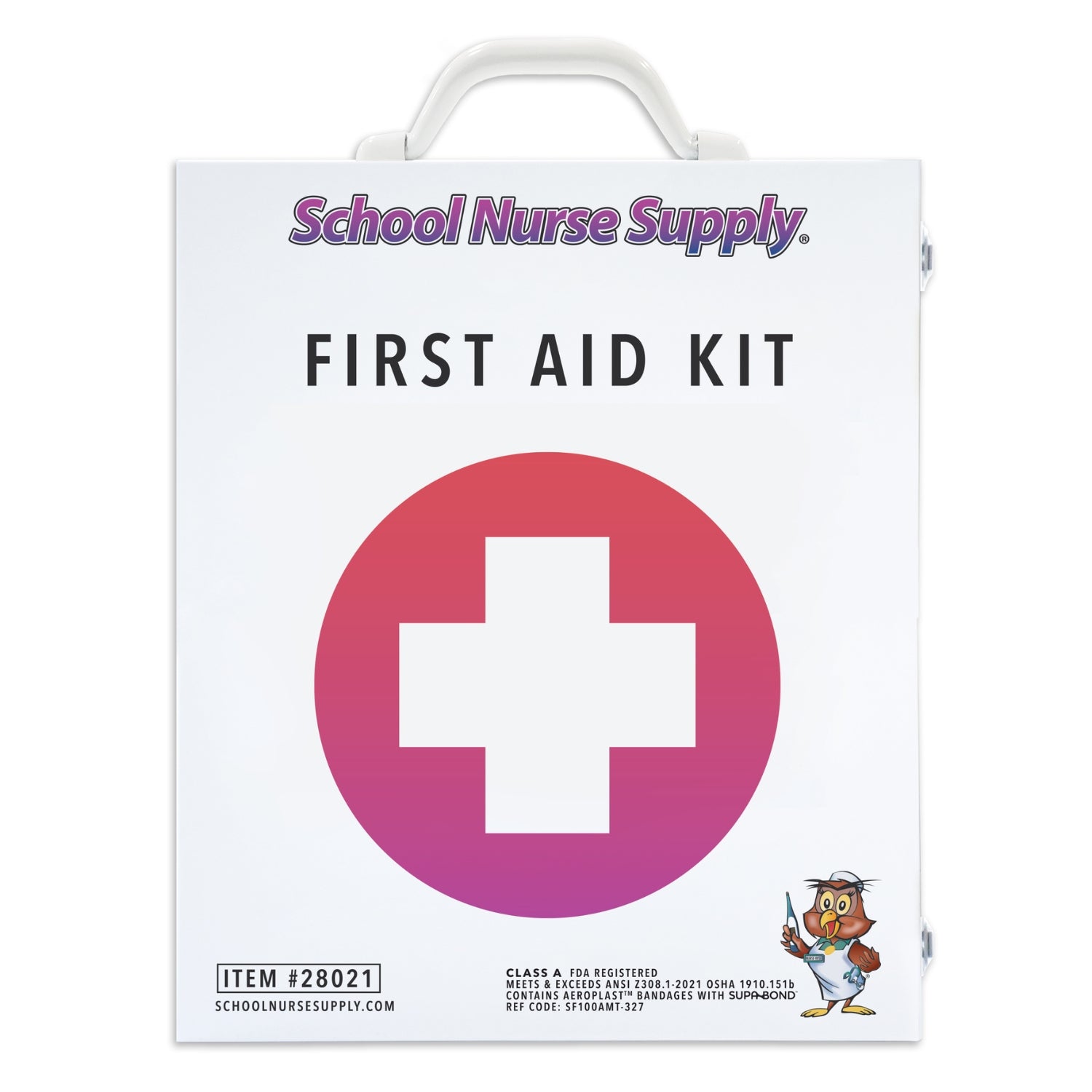 SNS 3-Shelf Metal Wall-Mount First Aid Kit