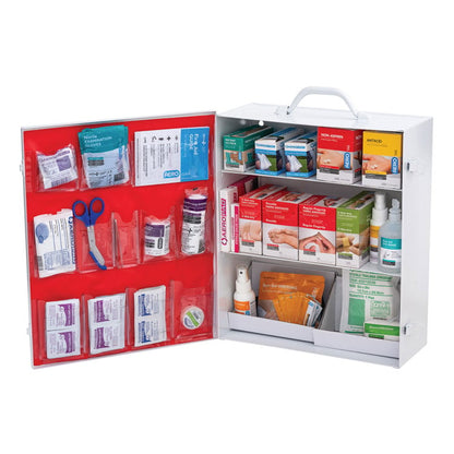 SNS 3-Shelf Metal Wall-Mount First Aid Kit