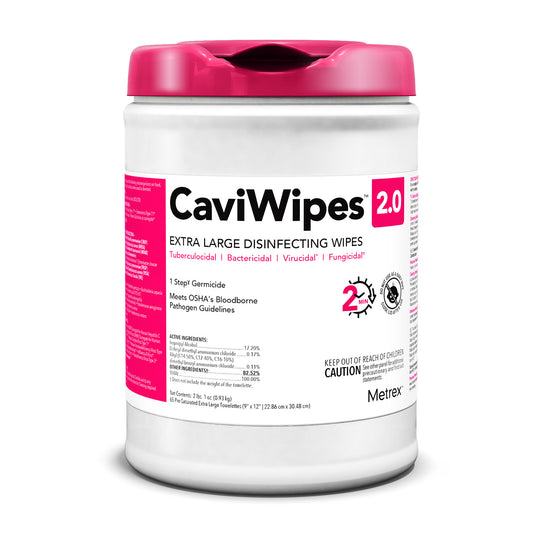 CaviWipes 2.0 Disinfecting Wipes - Extra Large (65-ct)