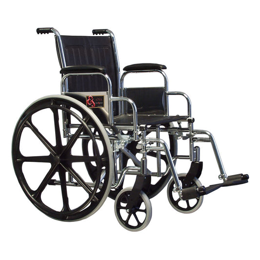 SNS Wheelchair with Swingaway Footrest (18" Seat)