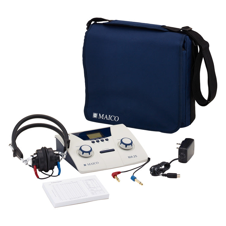 Maico MA 25e Portable Audiometer (w/DD65 V2 Headset)