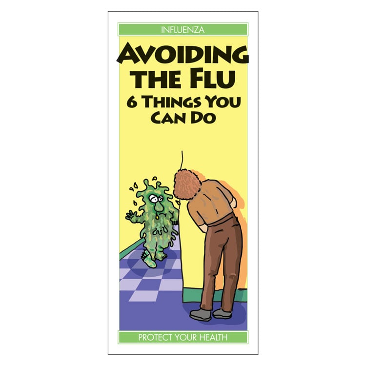 Flu 6 Avoiding The Flu: 6 Things You Can Do (50-ct) – School Nurse Supply