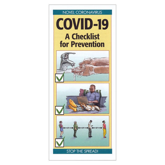 COVID-19 A Checklist for Prevention (50-ct)