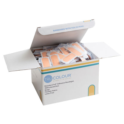 Tru-Colour Skin Tone Flexible Fabric Adhesive Bandages - 1" x 3"